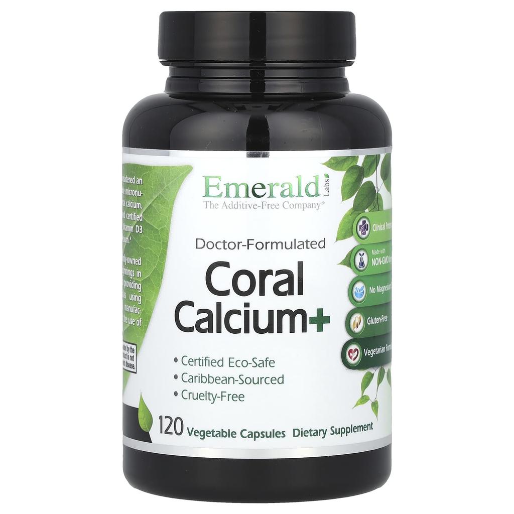 Coral Calcium+, 120 Veggie Capsules