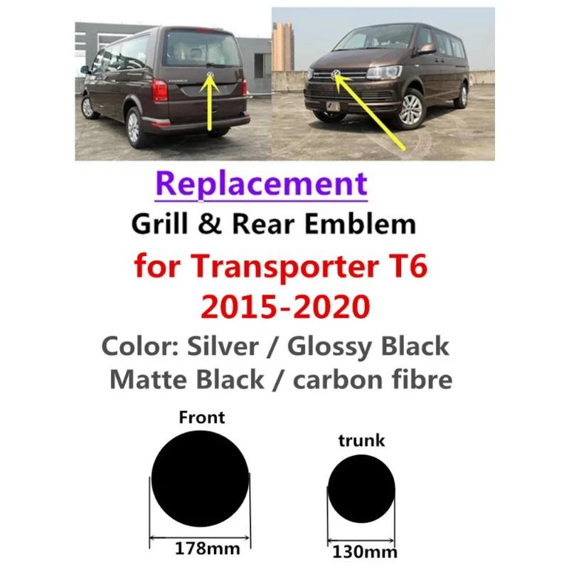 BGB1 GOLF 4 5 6 7 Hot 2026 For VW VOLKSWAGEN 3D ABS Car Hood Front Bonnet Grill Rear Trunk Emblem Logo Badge Cover For Transporter T6 YL2 sdfh2