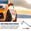 Adjustable Universal Socket Operation Multi-Function 10mm-19mm Wrench Tool Set One-Handed Drive Ratchet Torque Wrench