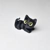 3D Printed Big Eye Cute Cat Figurines Desk Decoration Crafts Home Decor Kawaii Kitten Collectible Miniatures Birthday Party Gift
