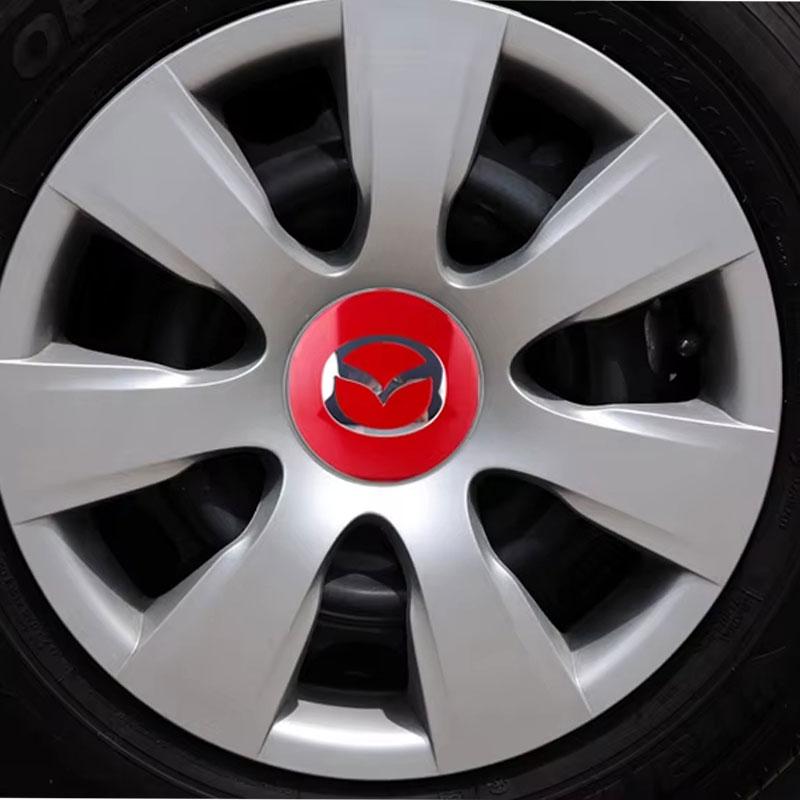 4 шт./комплект Наклейка на центральный колпак колеса автомобиля для Mazda 2 3 5 6 Axela Atenza Speed 6 CX-3 CX-4 CX 5 CX-7 CX-8 CX-9 Demio MPS Miata