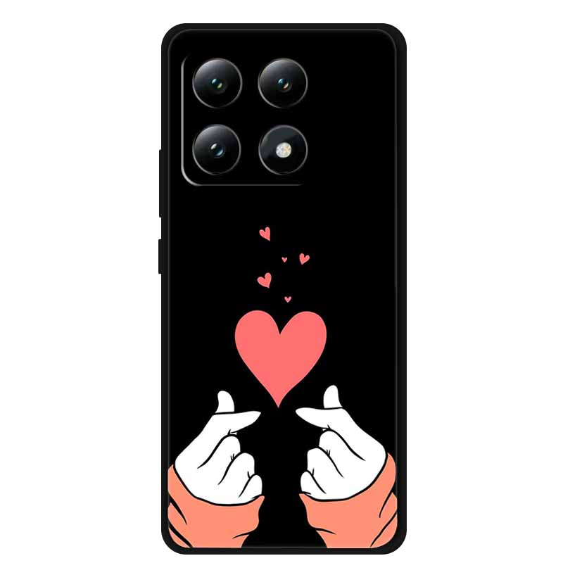 Для Xiaomi 15T 5G Чехол Цветы Мягкий Силикон ТПУ Задняя Крышка Для Xiaomi 15T Pro 5G Capa Boho Цветная Защита от Царапин
