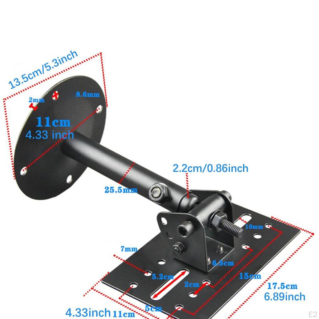 Настенное крепление для колонок KTV Audio Shelf Прочный портативный кронштейн для колонок для звука