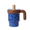 316 Stainless Steel Double Wall Vacuum Insulated Coffee Mug With Handle Straw Lid Office Home Travel
