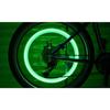 SHOP-STORY - LED BICYCLE WHEEL GREEN : Lot de 2 Valves à LED pour Roues de Vélo Moto Voiture - Couleur Vert