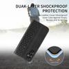 Coque de protection - Booling - pour Samsung Galaxy A15 - Noir - Motif Mosaïque - 2 Verres Trempés Inclus