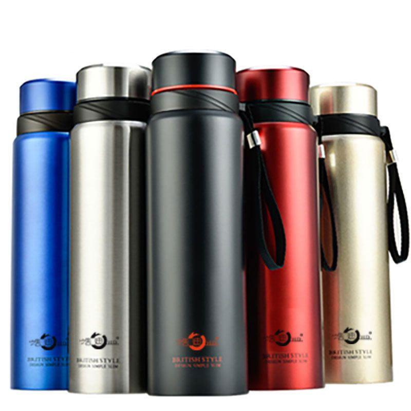 Smart 304 Stainless Steel Large Capacity Vacuum Cup for Male and Female Students Indoor Outdoor Portable Business Tea Making Water Cup