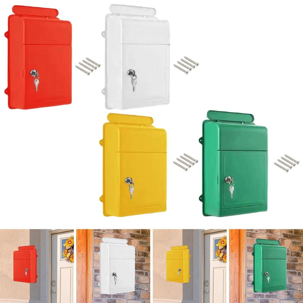 Large Capacity Wall-Mounted Drop Box with Key Access for School And Office Use