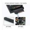 Chenyang Mini SAS Host To SAS Target SAS Disks 6Gbps Data Server RAID Cable SFF-8643 1-4 SFF-8482 29-pin 0.5M