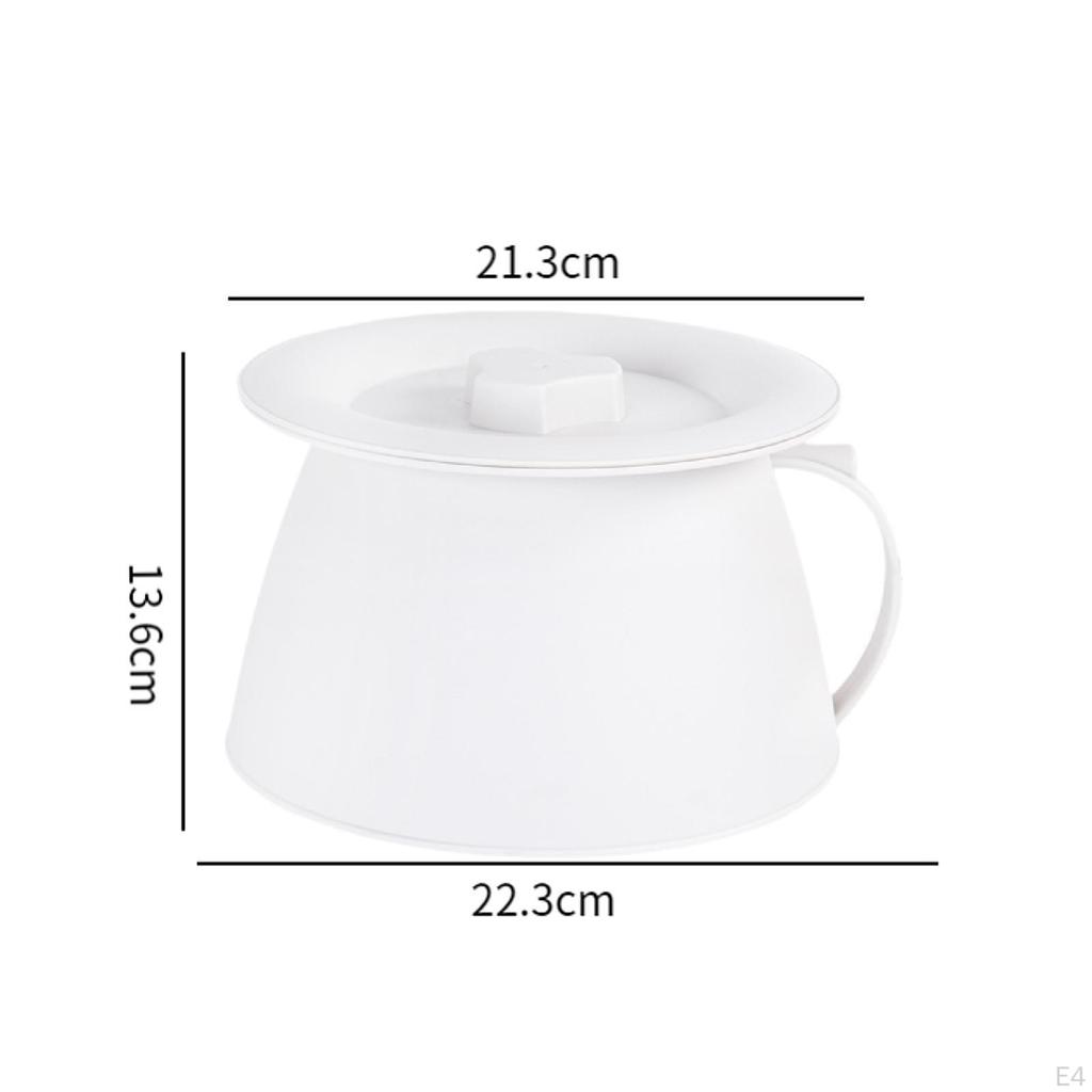 Удобный ночной горшок для дома, портативный туалет с ручкой