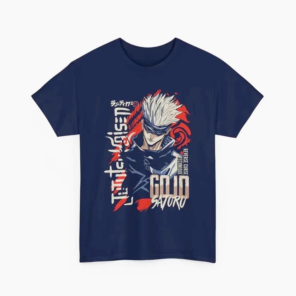 2026 New Spell Defense Five Reverse Spells Mens and Womens Anime Style Fashionable Comfortable Casual ShortSleeved TShirt