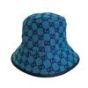 Gucci 656573 Шляпа Федора холст GG холст Шляпа-ведро шляпа синий холст унисекс Б/у