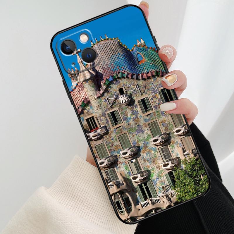 Casa Batllo Барселона Испания Чехол для iPhone 13 Pro Max 16 15 11 12 14 Pro Max mini XR 15 16 Plus 16e Чехол Coque