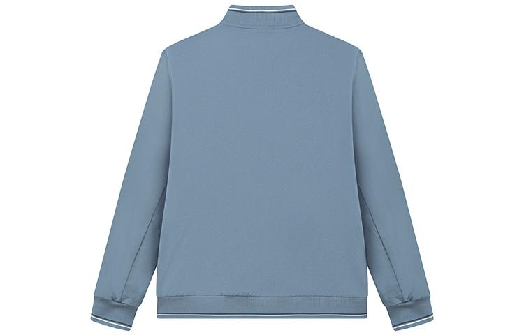 Men's FILA Jackets Men's Elegant Blue Baseball Collar Moderate Straight Fit