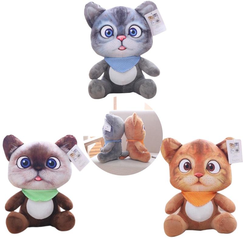 Japanese Long Tomato Cat Plush Toy Pillow Cute Stuffed Animal With Soft Pp Cotton Fill