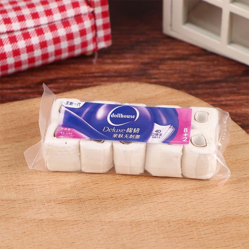 1шт 1:12 кукольный домик, миниатюрный рулон бумажных полотенец, модель, рулон ткани, домашний декор, игрушка, аксессуары для кукольного дома, детская игрушка для ролевых игр