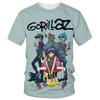 From Cartoon To Fashionable Gorillaz 3D Printed New T-shirt, Harajuku Style Casual Short Sleeved Hip-hop T-shirt for Men and Women, Street T-shirt