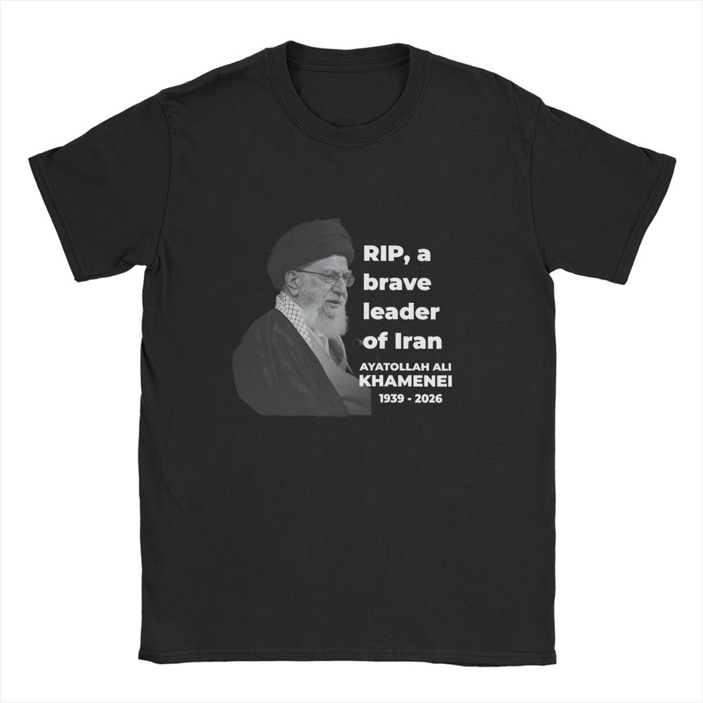 SSeyyed Ali KKhamenei T Shirts for Men Cotton Cool TShirts Round Neck Tee Shirt Short Sleeve Tops Printing