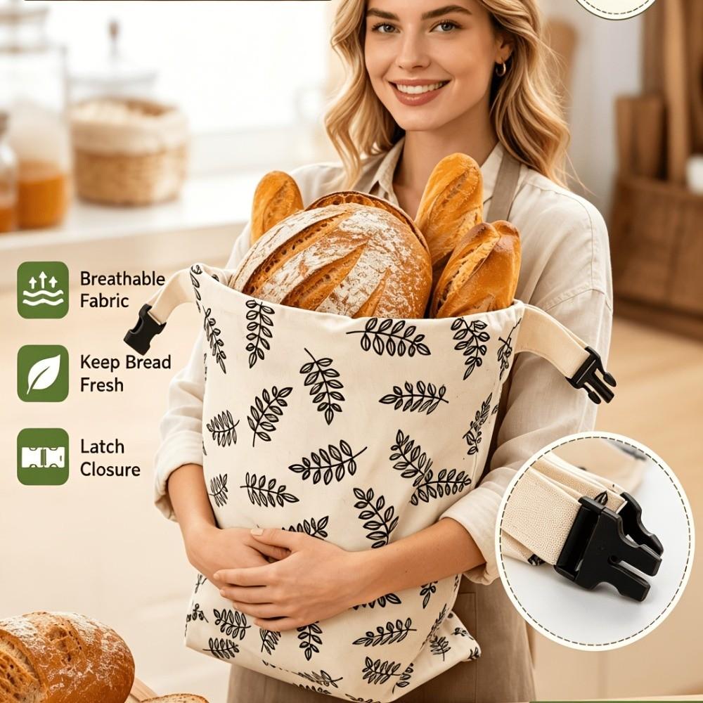 Reusable Beeswax Bread Bag Sourdough Bread Keeper Container Bread Storage Bag Homemade Bread