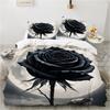 3D Floral Bedding Set Duvet/Quilt/Comforter Cover Sets Flower Bed Linen Red Rose Design Custom King Queen Full Size 260x240
