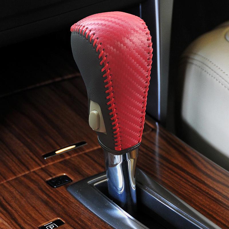 Автомобильный чехол для ручки переключения передач для Nissan Teana Altima Altama 2008-2012 2,0, кожаный чехол для ручки коробки передач, рычаг переключения передач