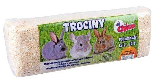 Chico | Sawdust for Rodents and Rabbits 12-14 - Sawdust with Orange Scent 12-14