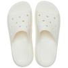 Crocs Тапочки на толстой подошве для снежных пещер, Нескользящие шлепанцы 'Белые' Женские