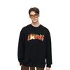 Li Ning X OG Slick Letter Print Pullover Crewneck Sweatshirt Unisex sweatshirt Black AWDT727-1