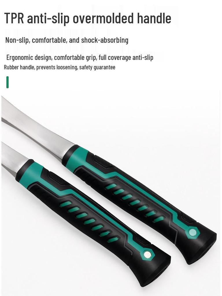 One-Piece Round Head Sheep Horn Hammer: Small Iron Woodworking Tool with Nail Puller and Iron Handle.