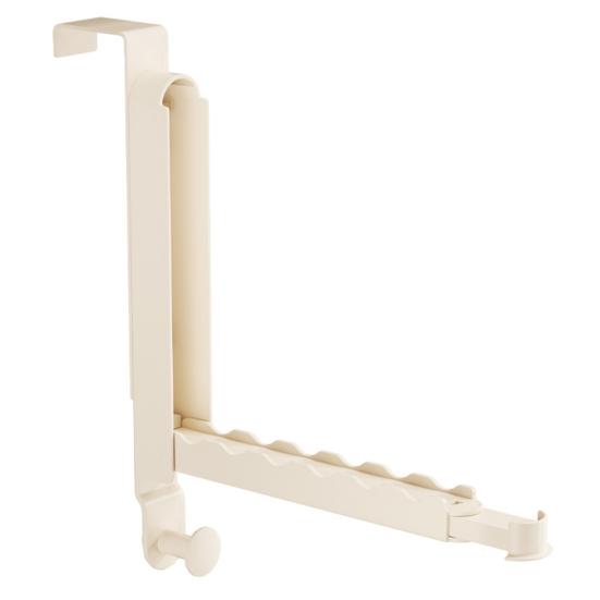 Folding Clothes Drying Rack Rustproof Corrosion Resistant Strong Load-bearing Easy To Install Laundry Hanging Hook Coat Rack with 6 Groves