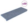 VidaXL Self-adhesive Stair Mats 30 Pcs 65x21x4 Cm Blue, Tread, Stair Tread Mat, 3365886
