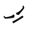 3Pcs Car Front Bumper Lip Spoiler Splitter Diffuser For Subaru BRZ 2013 2014 2015 2016 ABS Gloss Black Bodykits Tuning