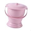 Chamber Pot Spittoon with Lid Thickened Portable Toilet Household Potty for Female Male Bedroom