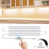 Stepless Dimming Touch Swith LED Light Kitchen Lighting 30cm/40cm/50cm LED Strip Bar Lights Aluminum Tube For Kitchen Bedroom Cabinet Lights EU Plug