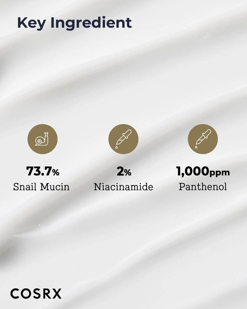 COSRX Snail Peptide Eye Eye Snail Mucus Filtrate Peptide No Dry Skin Basic Korean Cosmetics Cream, Snail, Care, Moisturizing, Hydration, Nutrition,