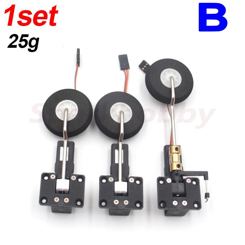 Sparkhobby 25g Worm With Steering Damping Retractable Landing Gear Digital Servoless Metal For Fixed-wing Board Aircraft DIY