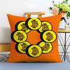 Simple Casual Fashion Digital BBitcoin Cushion Cover Washable Linen Pillowcase Soft  for Sofa Bed Cozy Home Room Decor