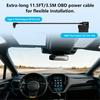 OBD Комплект для подключения видеорегистратора к бортовой сети, порт Type C, 12В-24В на 5В, кабель питания с защитой от низкого напряжения, поддержка режима парковки