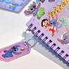 1 шт. Спиральный блокнот Disney Стич 3-в-1 Книга с наклейками Студенческие канцелярские принадлежности Подарок