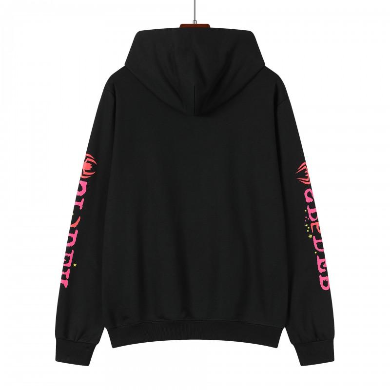 Unisex Oversized Hoodie With Spider Graphic Print Cotton Pullover Sweatshirt Winter Casual Wear