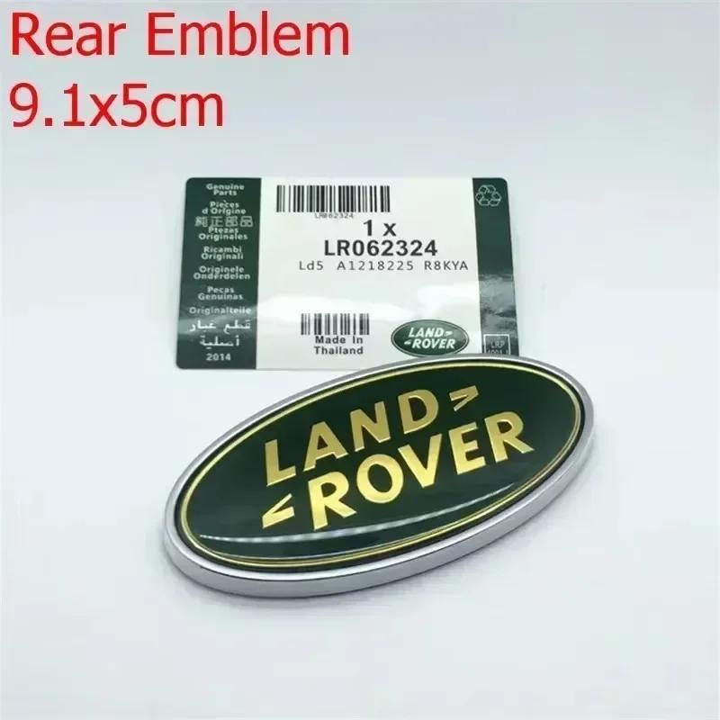 Car Front Rear Logo Emblem Stickers Steering Wheel Sticker For Land Rover Discovery 2 3 4 Range Rover Freelander SVR Velar Evoqu YU0