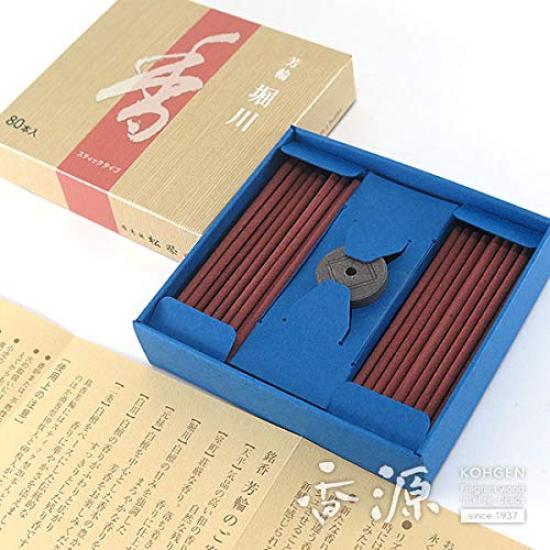 Благовония Shoeido Yorin Horikawa Stick, тип 80 штук, Киотский аромат сандалового дерева, подарок [популярный подарок]