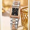 OFNS 1557 Brand Quartz Watch Diamond Pattern Dial Women Steel Strip Calendar Exquisite Diamond Inlay Waterproof Watche for Woman
