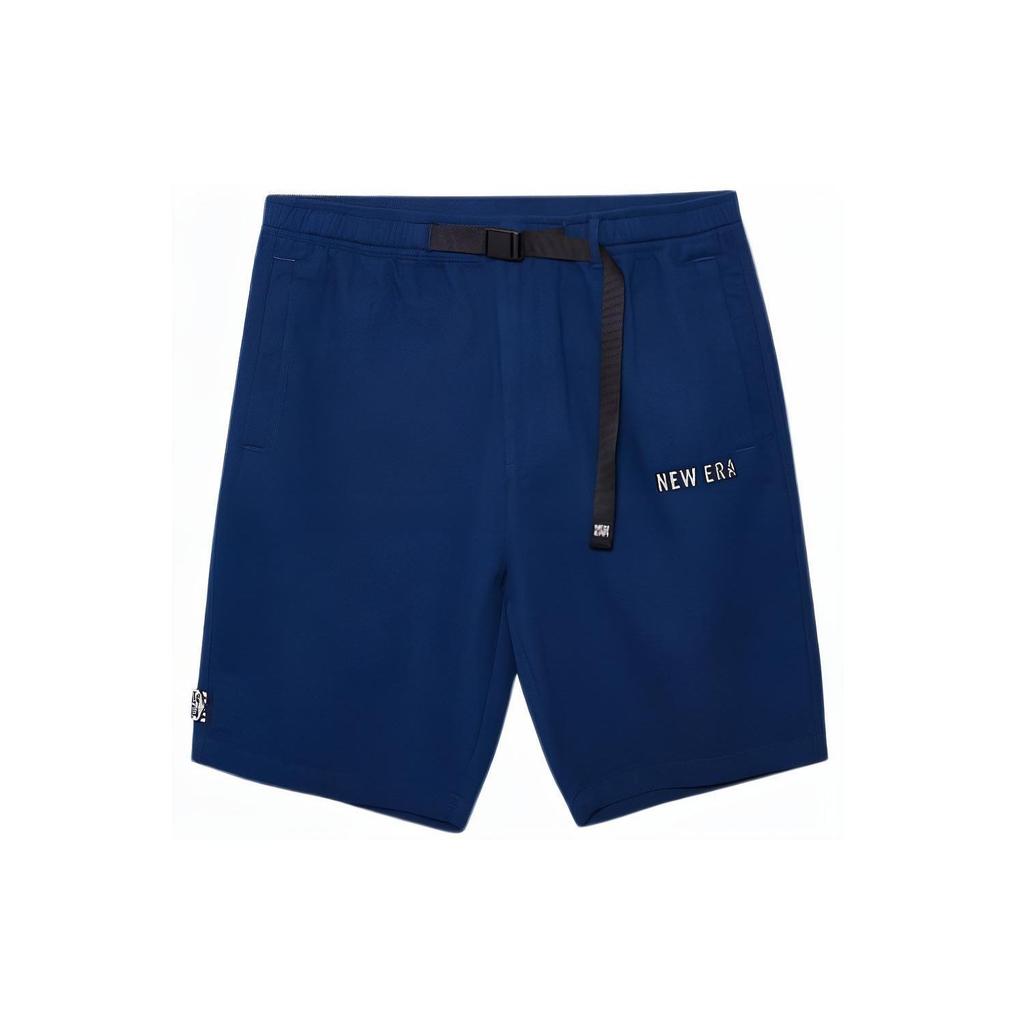New Era SS24 Серия для скейтбординга Простые вышитые тканые повседневные шорты Унисекс шорты Темно-синие 14187308