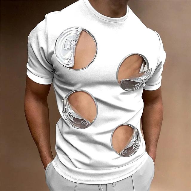 Мужская модная забавная мускулистая мужская футболка с 3D принтом, повседневная футболка с круглым вырезом и коротким рукавом, большая быстросохнущая одежда