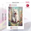 Cute Samoyed Pattern  3pcs 100% Round Full Drill 5D DIY Diamond Painting Embroidery Cross Stitch Rhinestone Décor