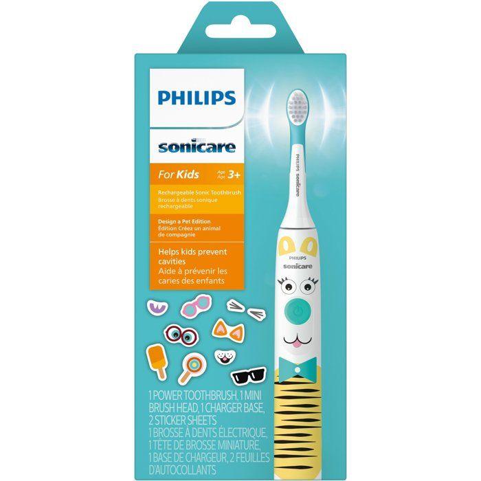 Brosse a dents électrique enfant - PHILIPS - HX3601/01 - Sonicare For Kids - rechargeable - des 3 ans