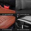 Universal 5D Car PU Leather Front Seat Rear Seat Seat Cover Pad Breathable Seat Pad Cushion