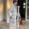 Hgih Качественное модное осенне-зимнее ретро ленивый стиль, свободное пуховое пальто для пожилых людей, зимнее теплое пальто средней длины, одежда для хлеба