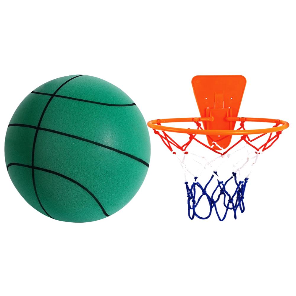 Бесшумный баскетбольный мяч из пены Размер 7/5 Рифленый безвоздушный пенопластовый баскетбольный мяч для тихого дриблинга, тренировок в помещении, бесшумный отскок